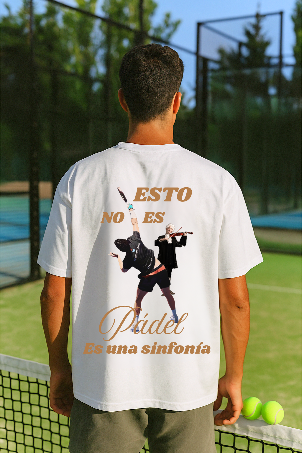 Camiseta TAPIA “El Mozart” - Blanco