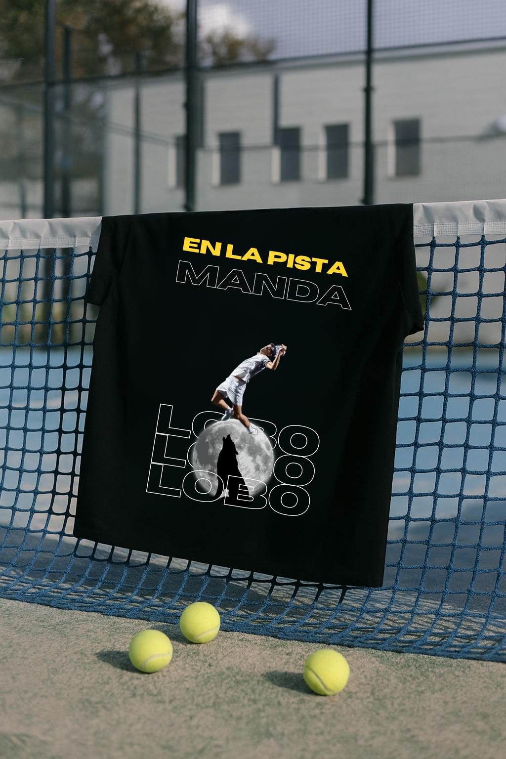 Camiseta LEBRON “El Lobo” - Negro