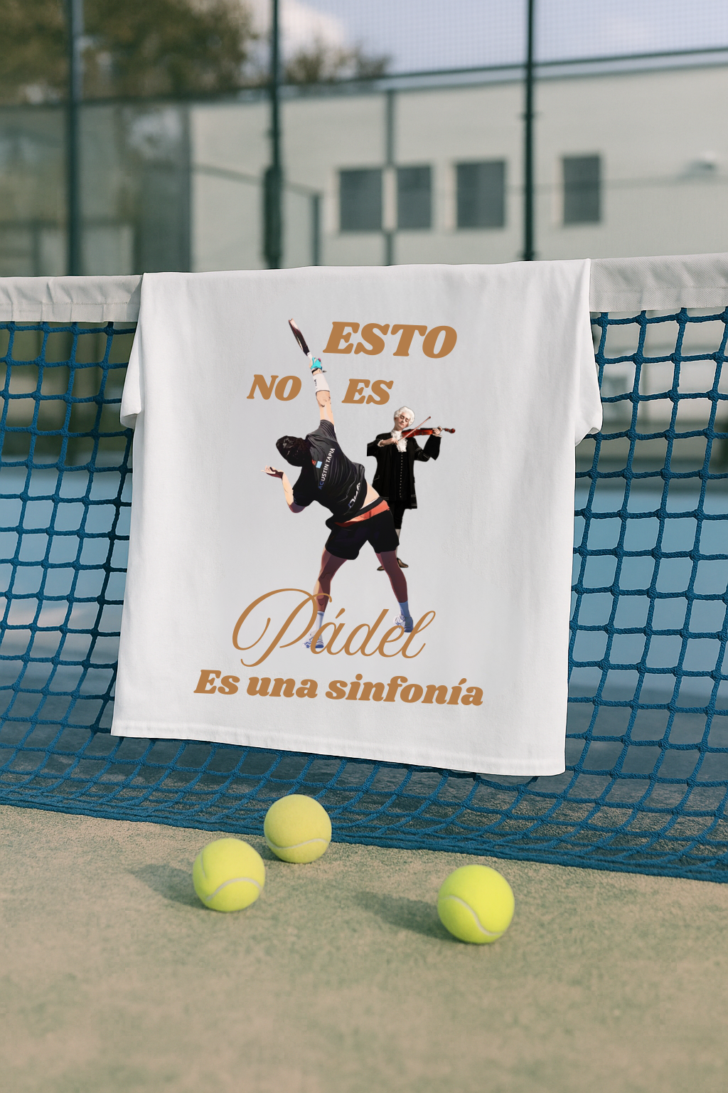 Camiseta TAPIA “El Mozart” - Blanco