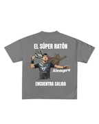 Camiseta Chingotto "Súper Ratón" - Gris