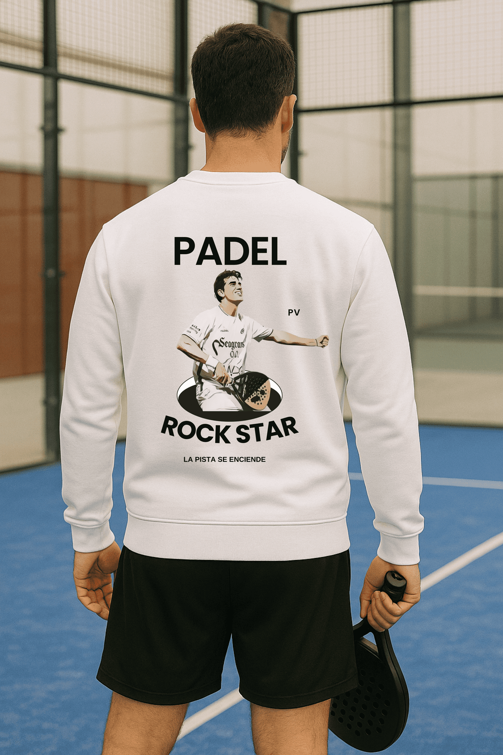 Sudadera Paquito Navarro - Blanca