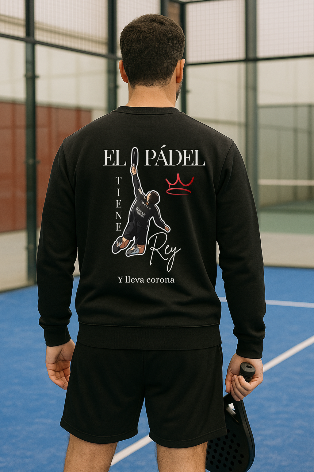 Sudadera Coello "El Rey" - Negra