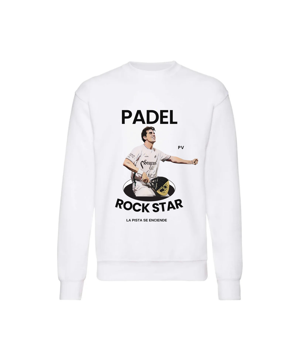 Sudadera Paquito Navarro - Blanca