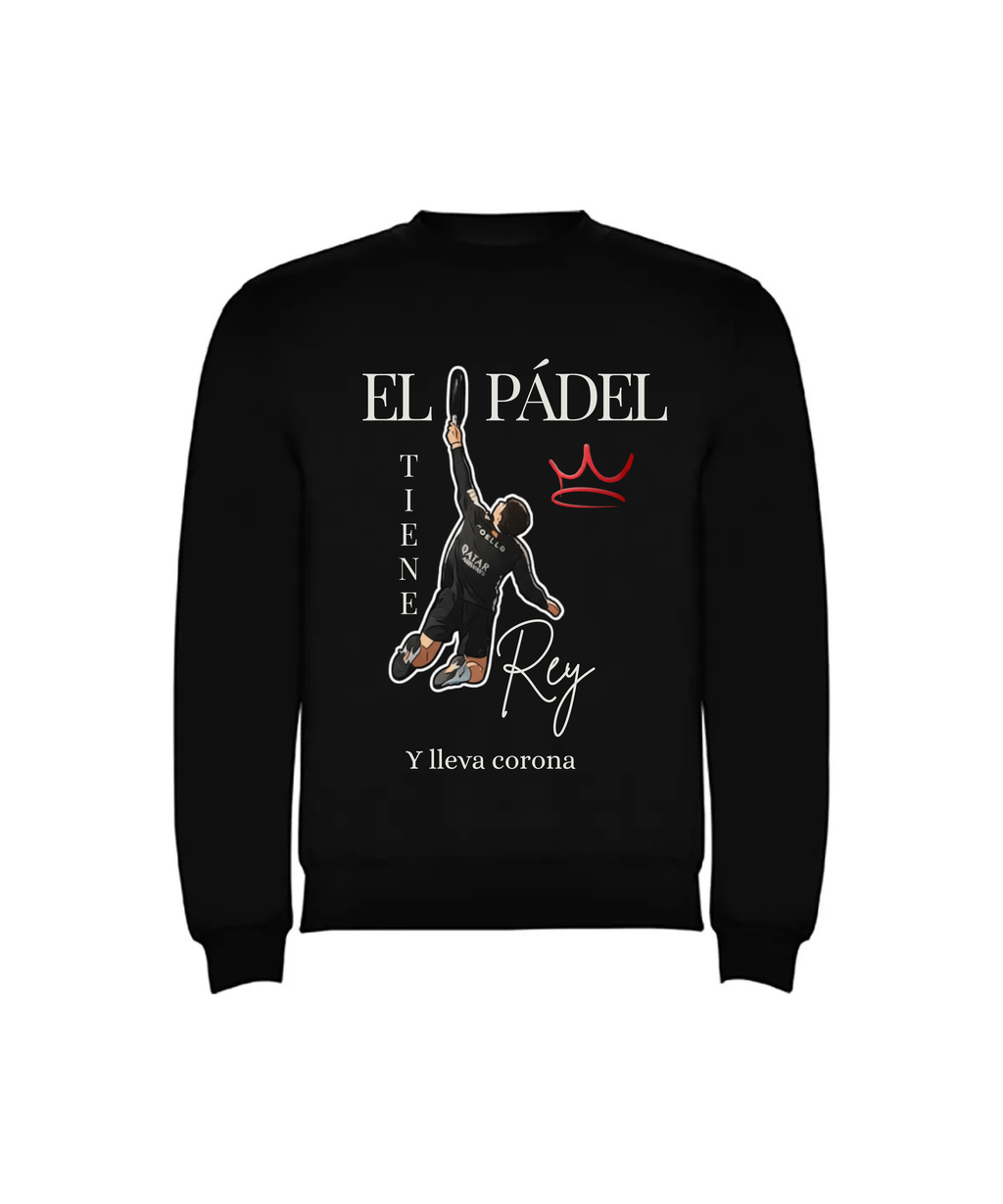 Sudadera Coello "El Rey" - Negra