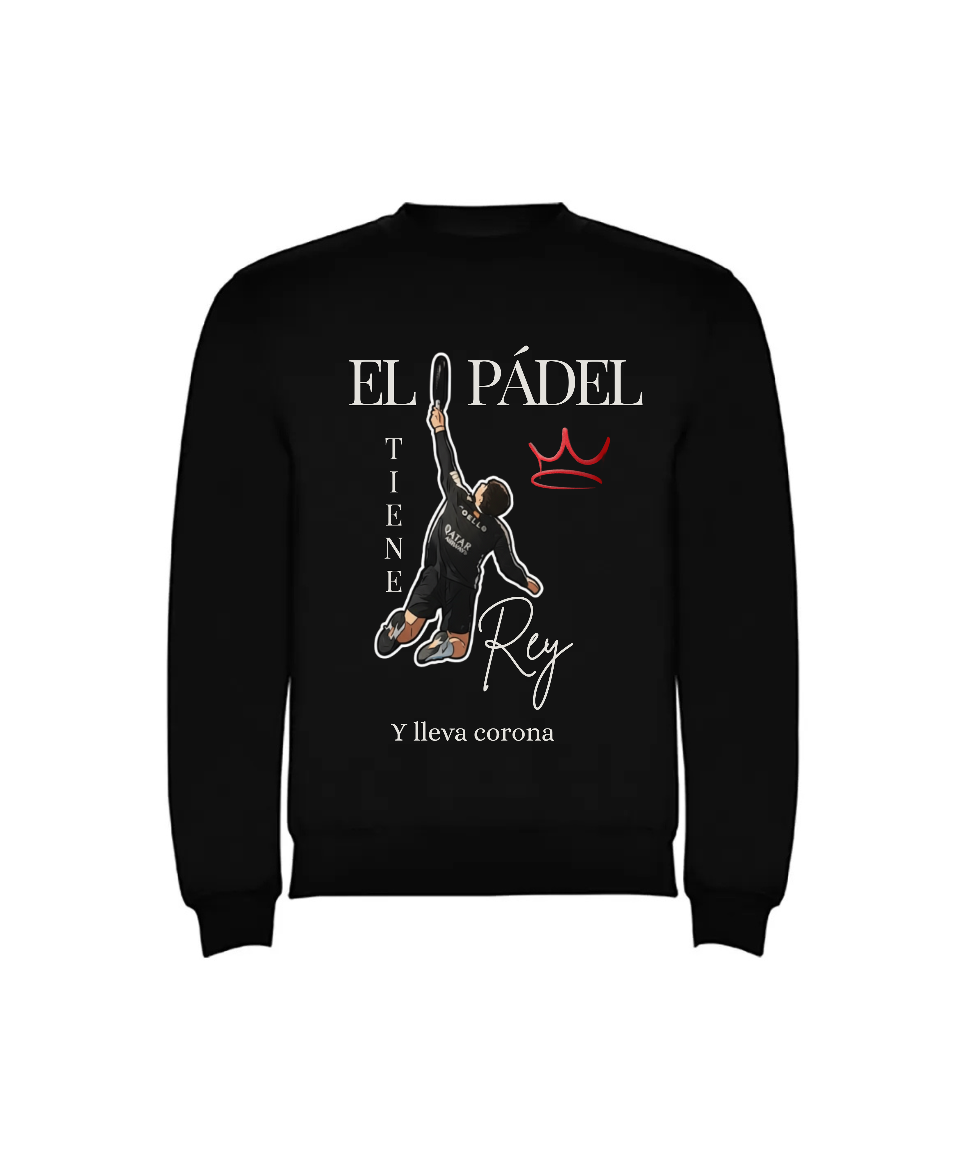 Sudadera Coello "El Rey" - Negra