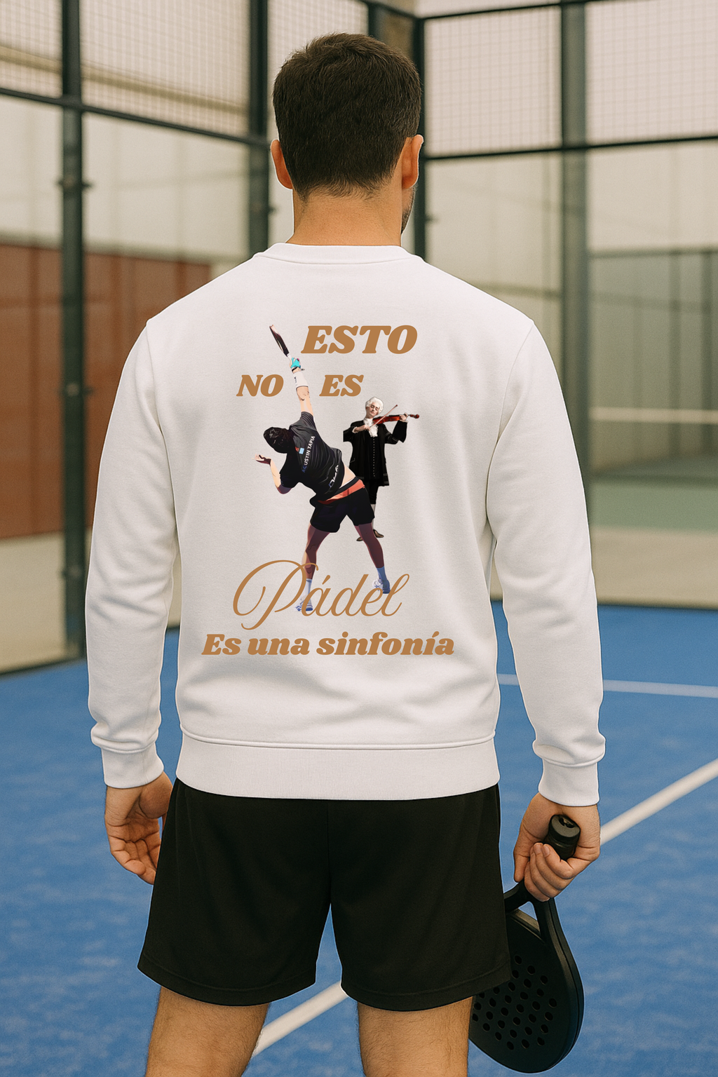 Sudadera Tapia "El Mozart" - Blanca